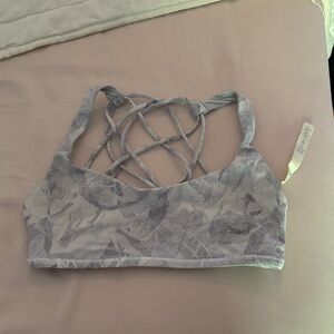 Lululemon Women's Gray Strappy Sports Bra